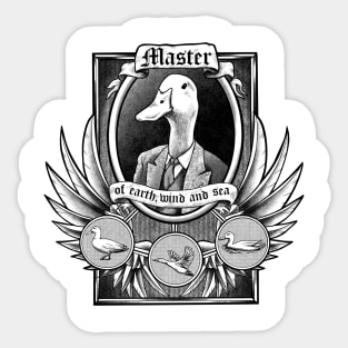 Master of Earth Wind and Sea Sticker